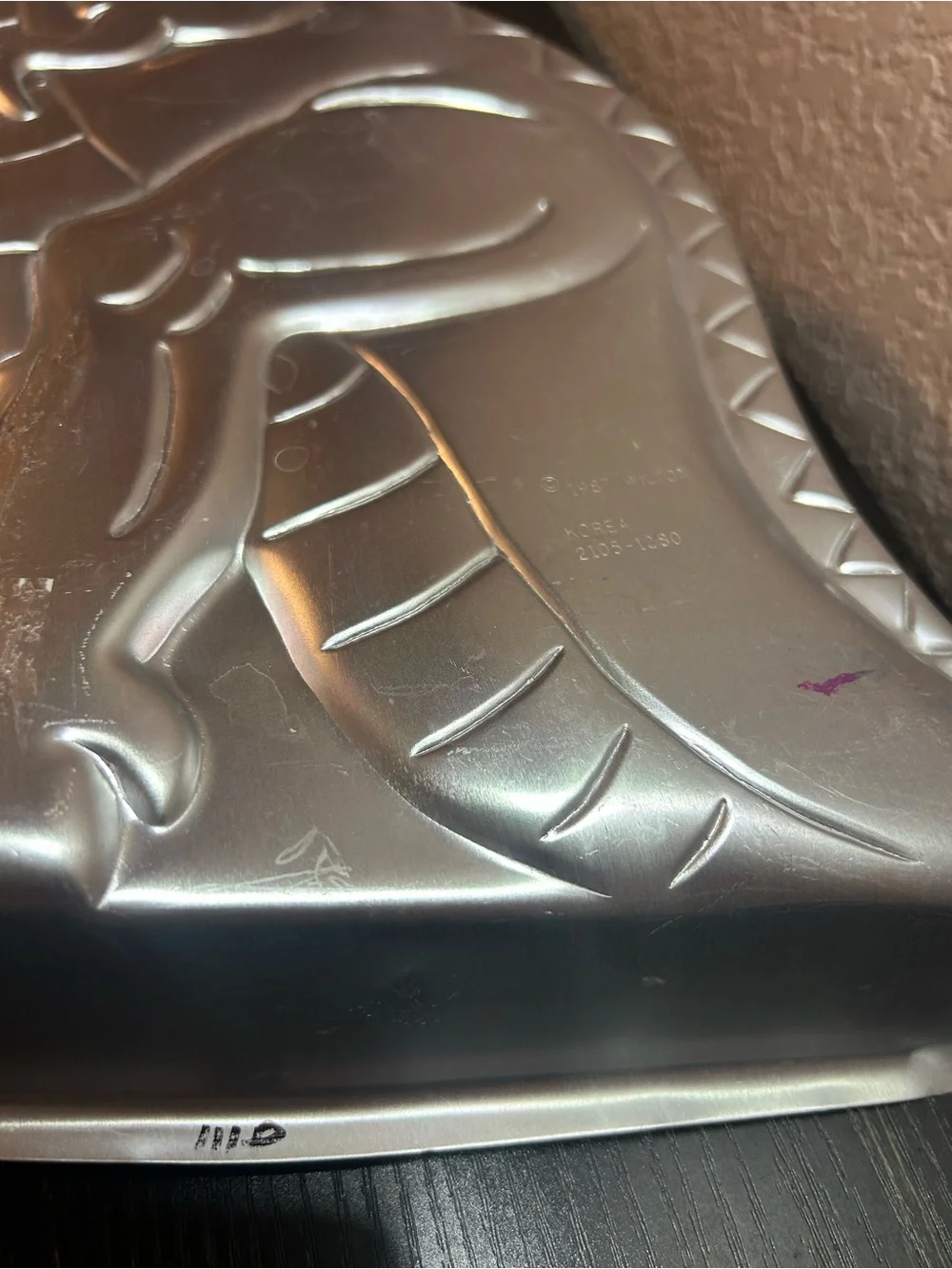 Vintage Cake Pans 1987 WILTON DINOSAUR  Partysaurus T-Rex & Garfield 1981 Baking